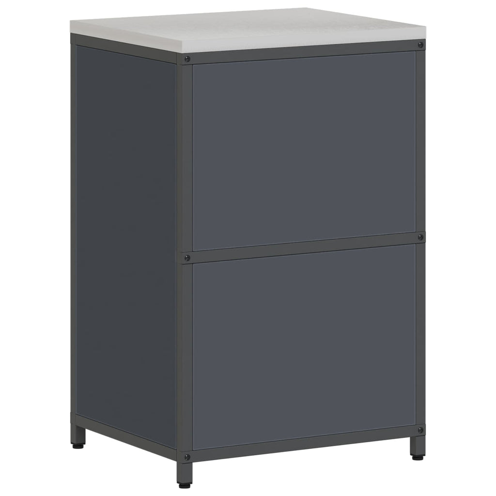 vidaXL Przechowywanie w kuchni HATTEM antracytowy 60 x 50 x 92 cm Stal