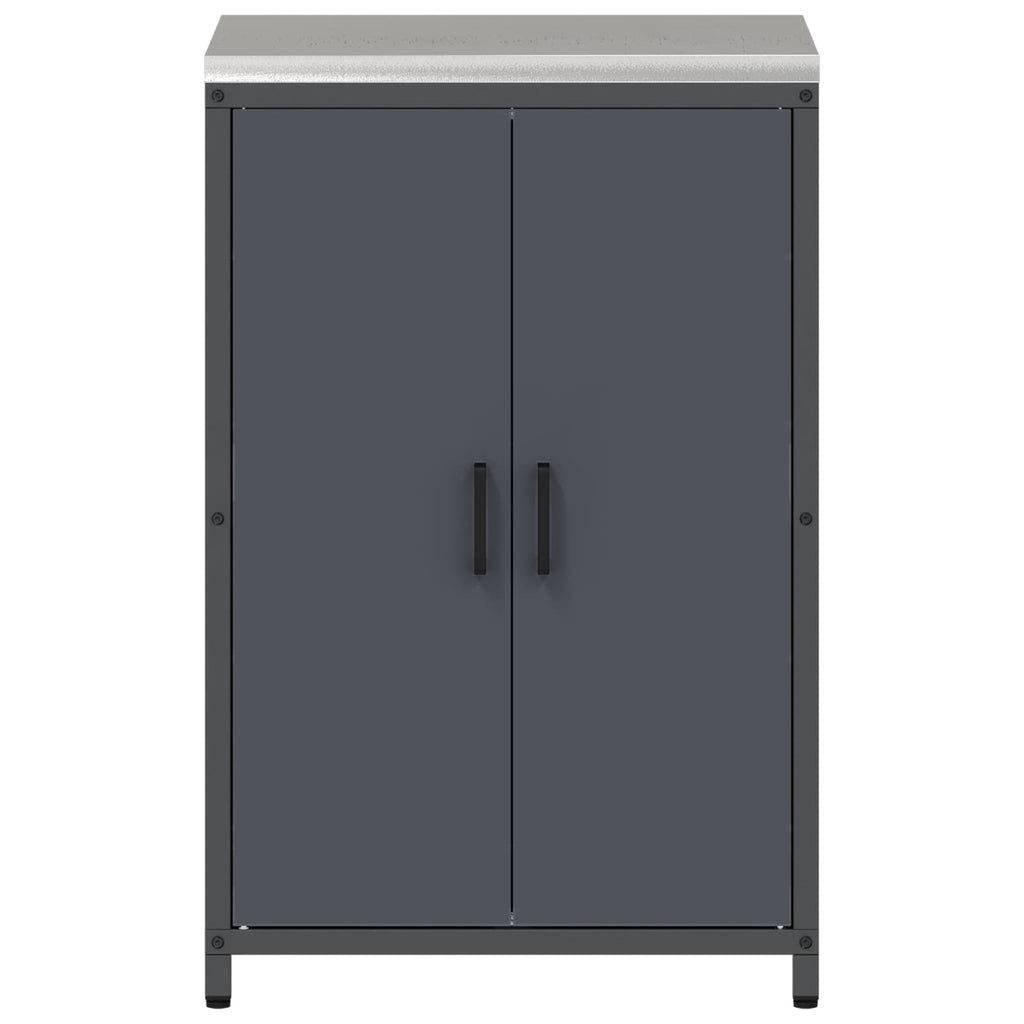 vidaXL Przechowywanie w kuchni HATTEM antracytowy 60 x 50 x 92 cm Stal