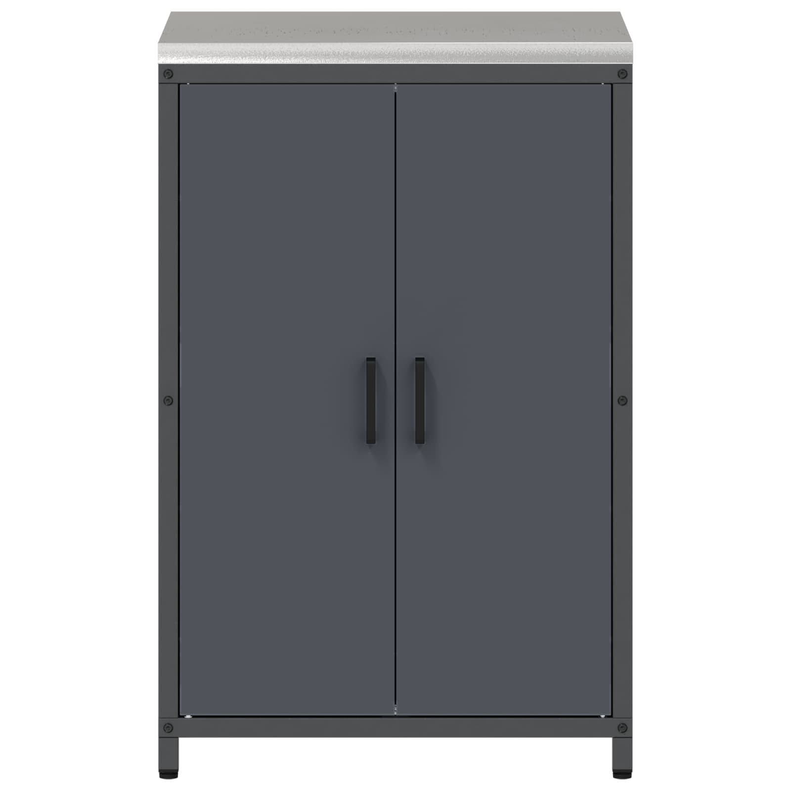 vidaXL Przechowywanie w kuchni HATTEM antracytowy 60 x 50 x 92 cm Stal