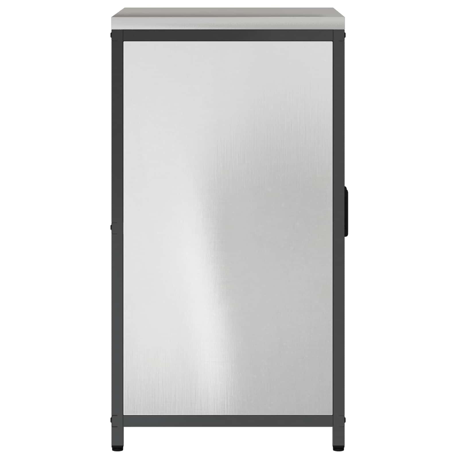 vidaXL Przechowywanie w kuchni HATTEM srebrny 60 x 50 x 92 cm Stal