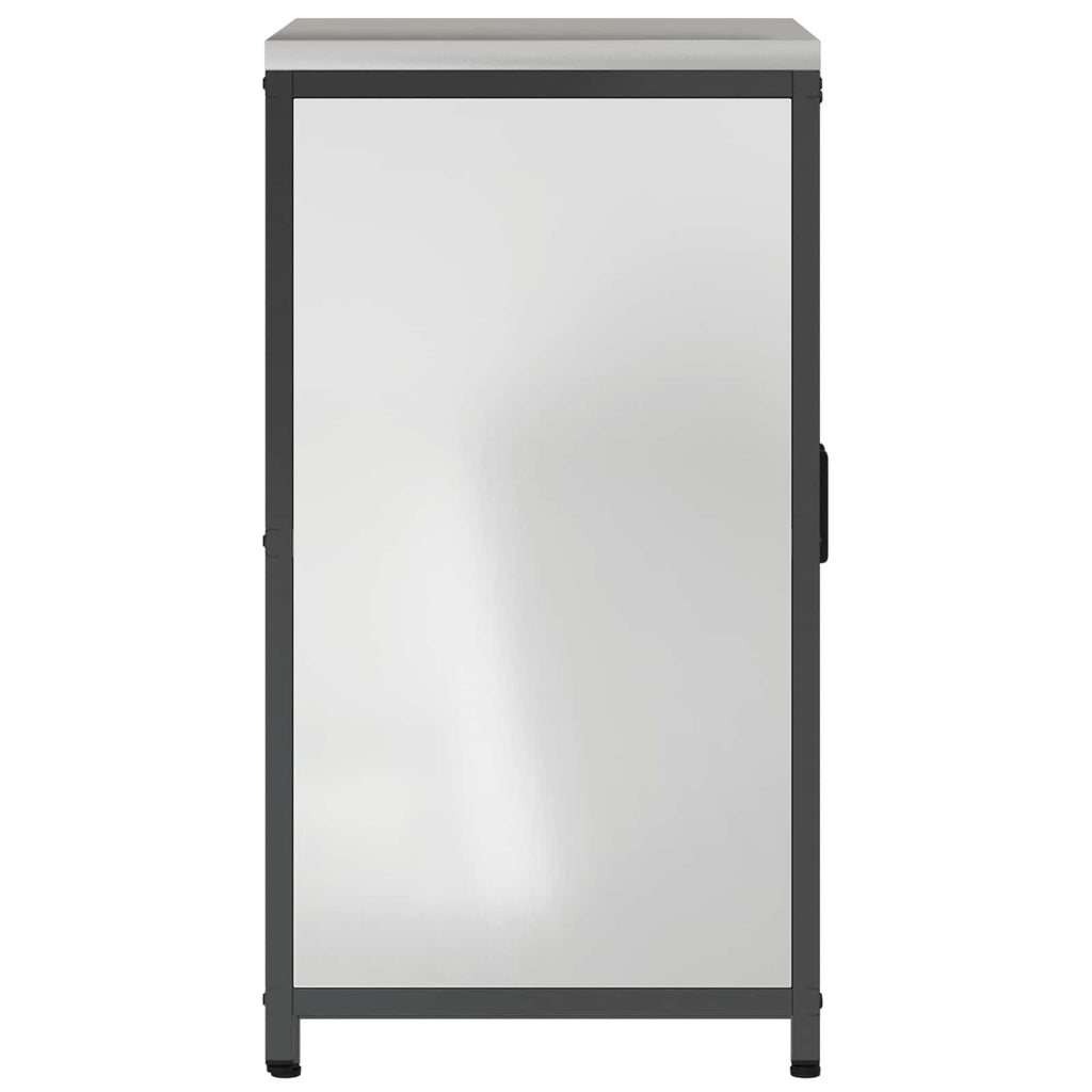 vidaXL Przechowywanie w kuchni HATTEM srebrny 60 x 50 x 92 cm Stal