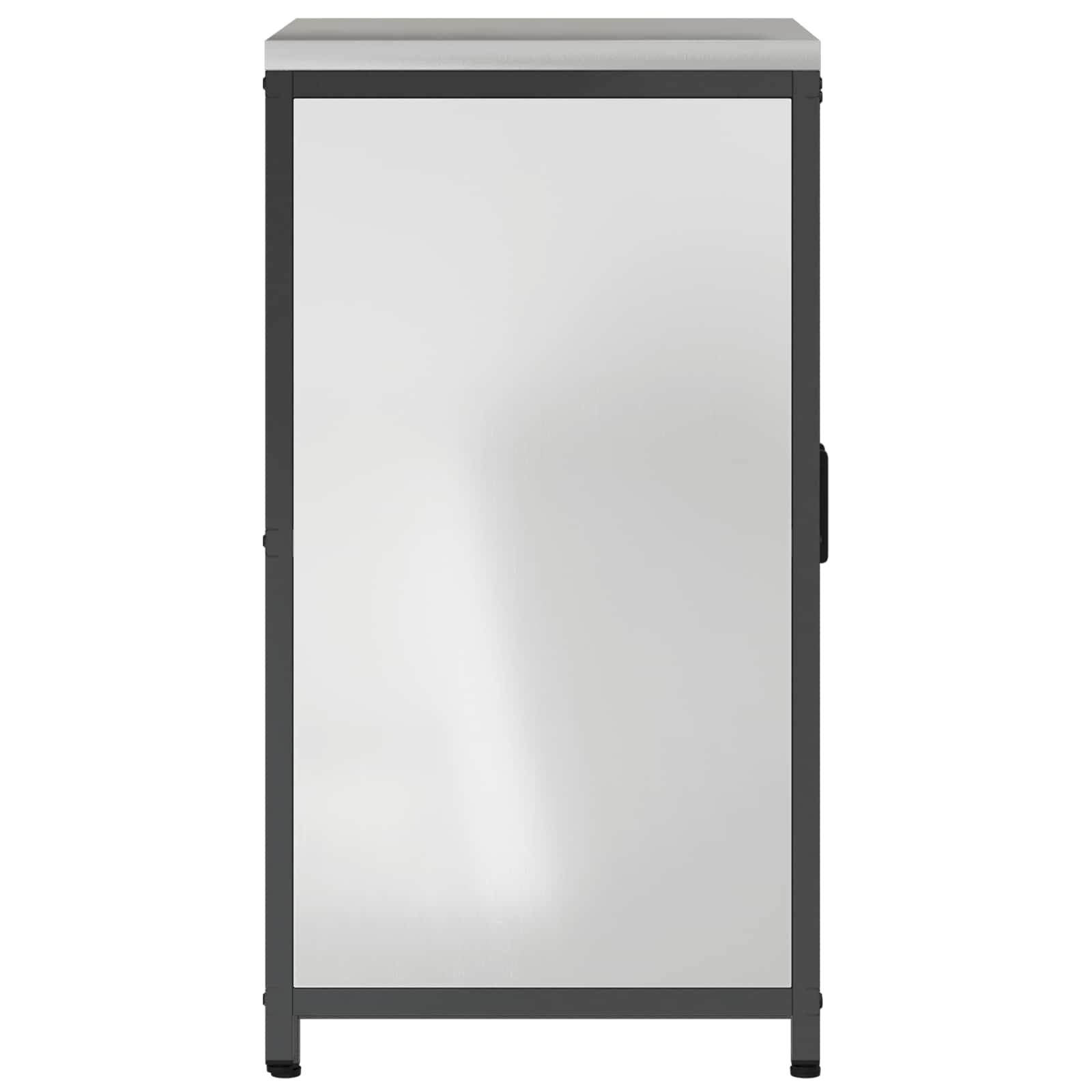 vidaXL Przechowywanie w kuchni HATTEM srebrny 60 x 50 x 92 cm Stal