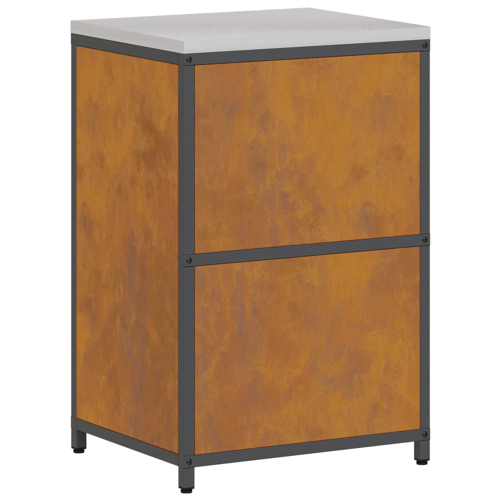 vidaXL Przechowywanie w kuchni HATTEM Rdzawy 60 x 50 x 92 cm Stal