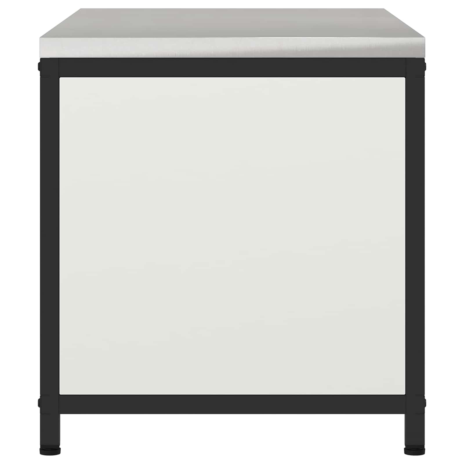 vidaXL Przechowywanie w kuchni HATTEM Biały 90 x 50 x 53 cm Stal