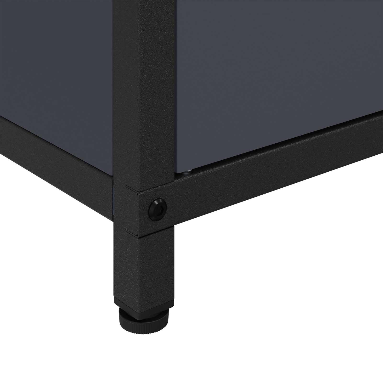 vidaXL Przechowywanie w kuchni HATTEM antracytowy 90 x 50 x 53 cm Stal