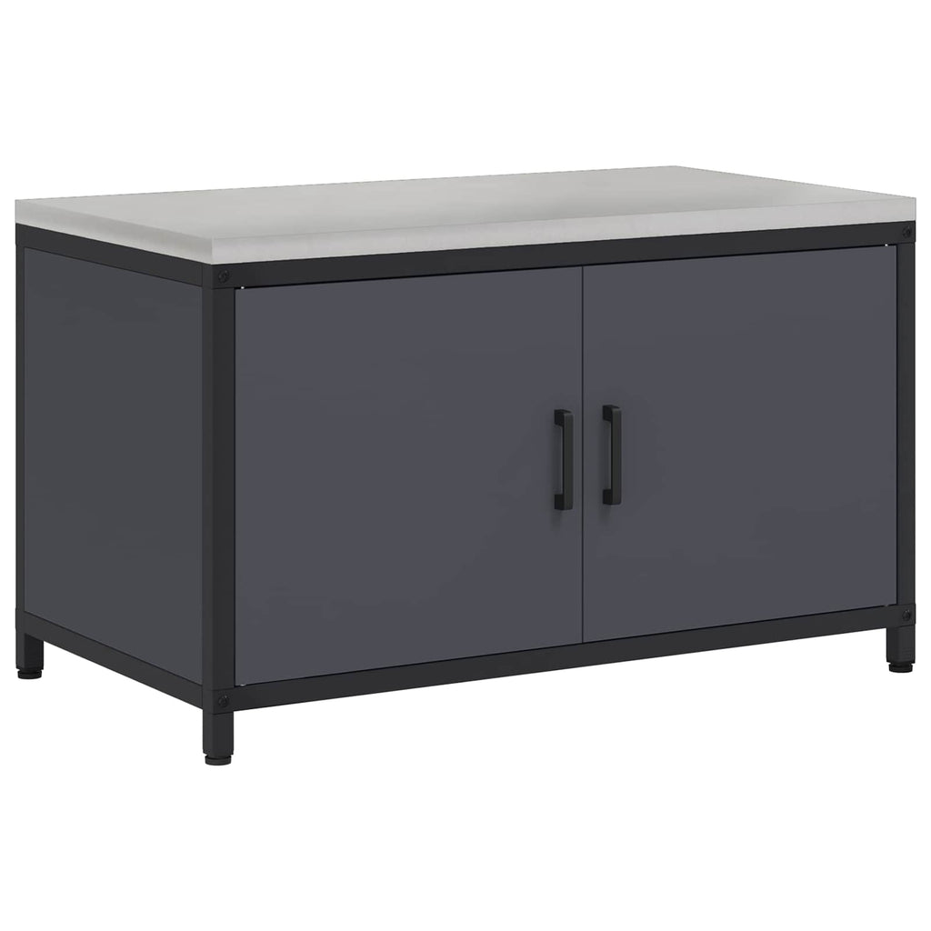 vidaXL Przechowywanie w kuchni HATTEM antracytowy 90 x 50 x 53 cm Stal