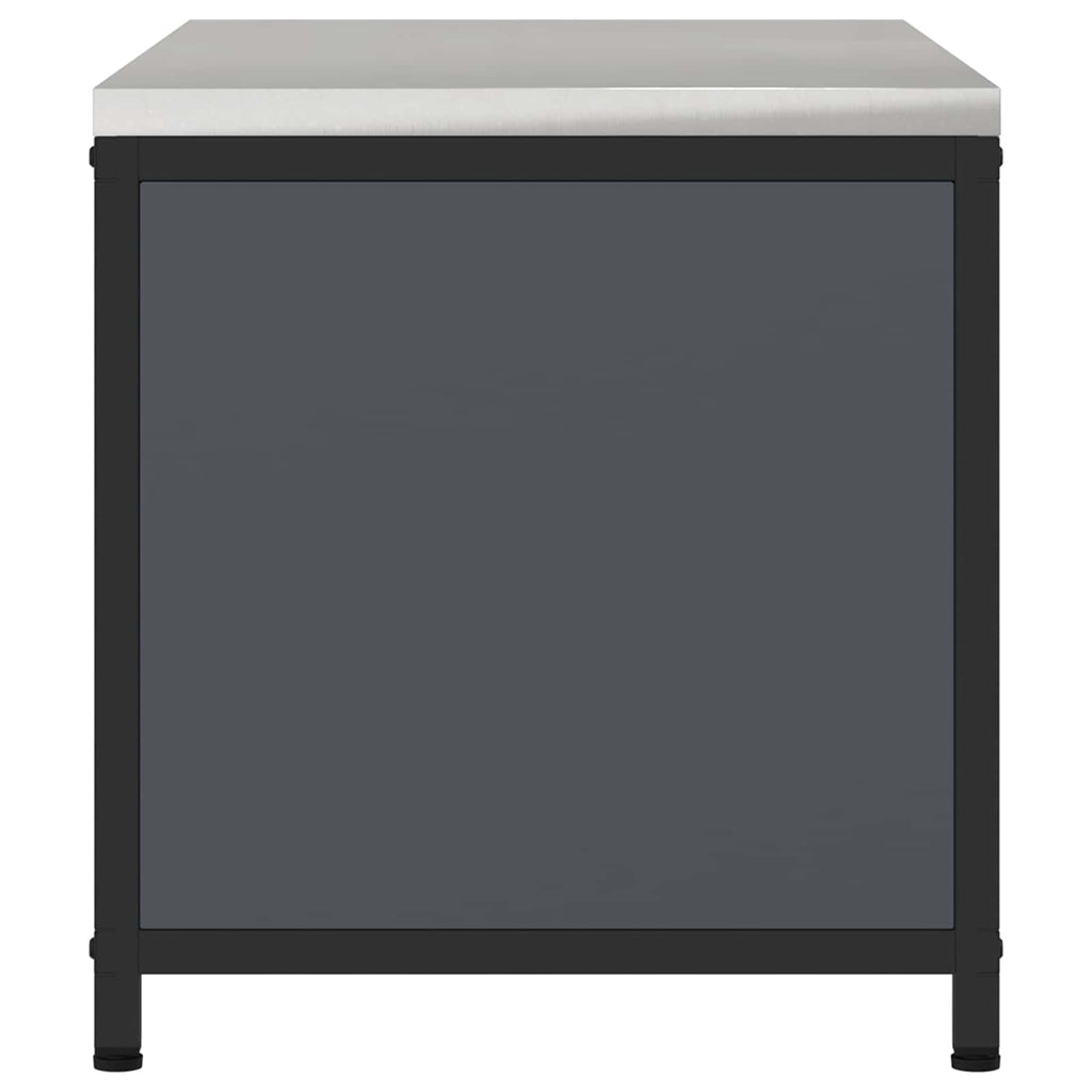 vidaXL Przechowywanie w kuchni HATTEM antracytowy 90 x 50 x 53 cm Stal