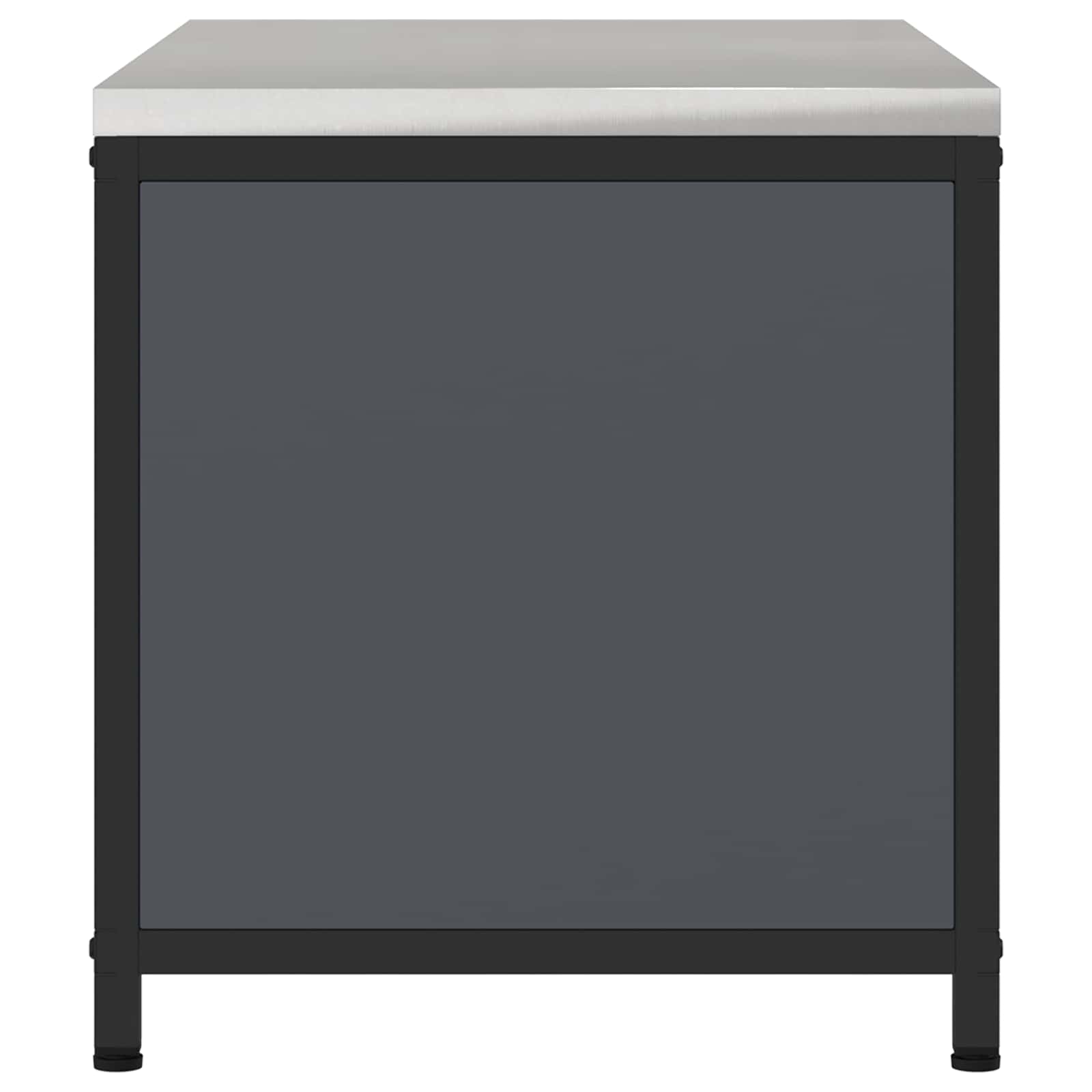 vidaXL Przechowywanie w kuchni HATTEM antracytowy 90 x 50 x 53 cm Stal