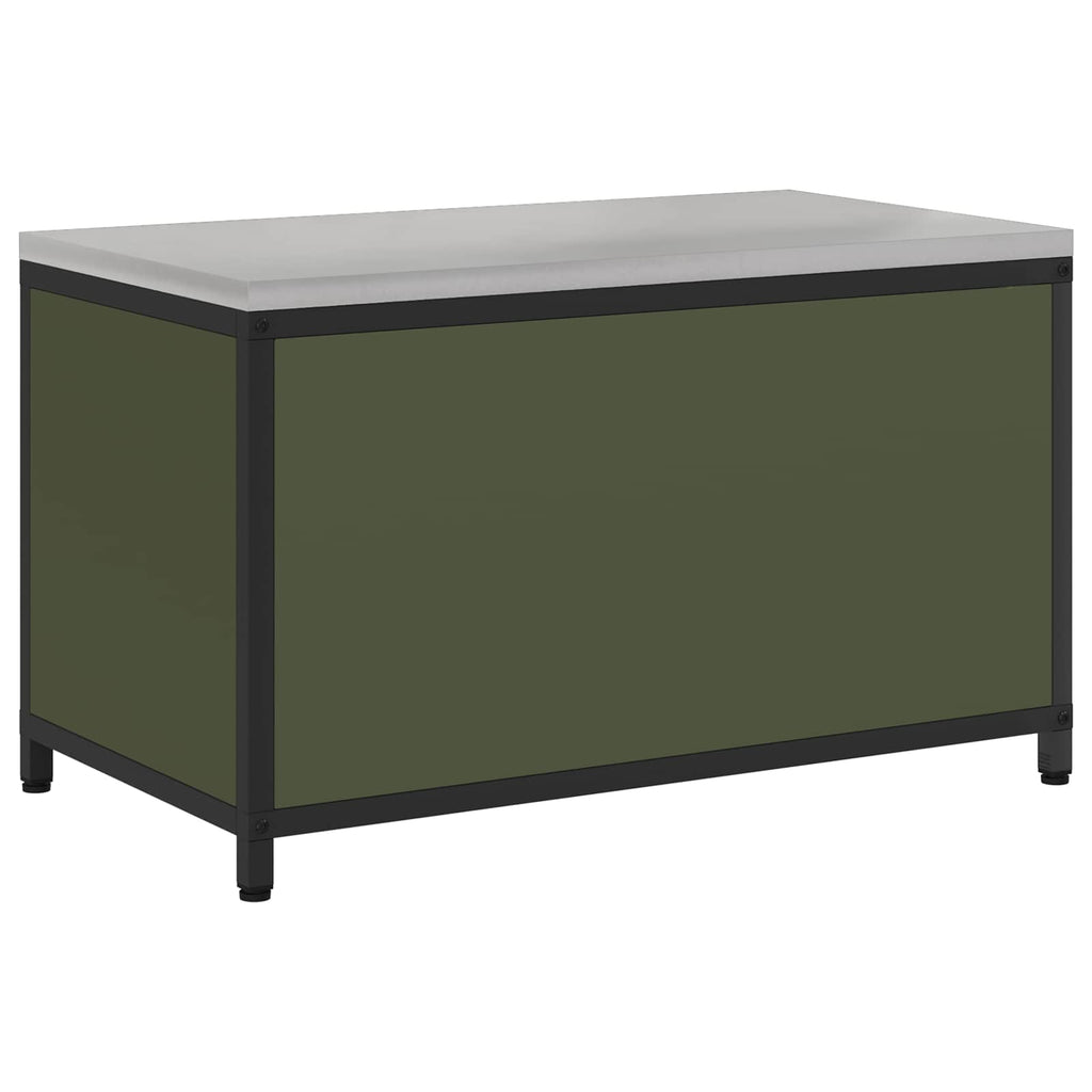vidaXL Przechowywanie w kuchni HATTEM Oliwkowy zielony 90 x 50 x 53 cm