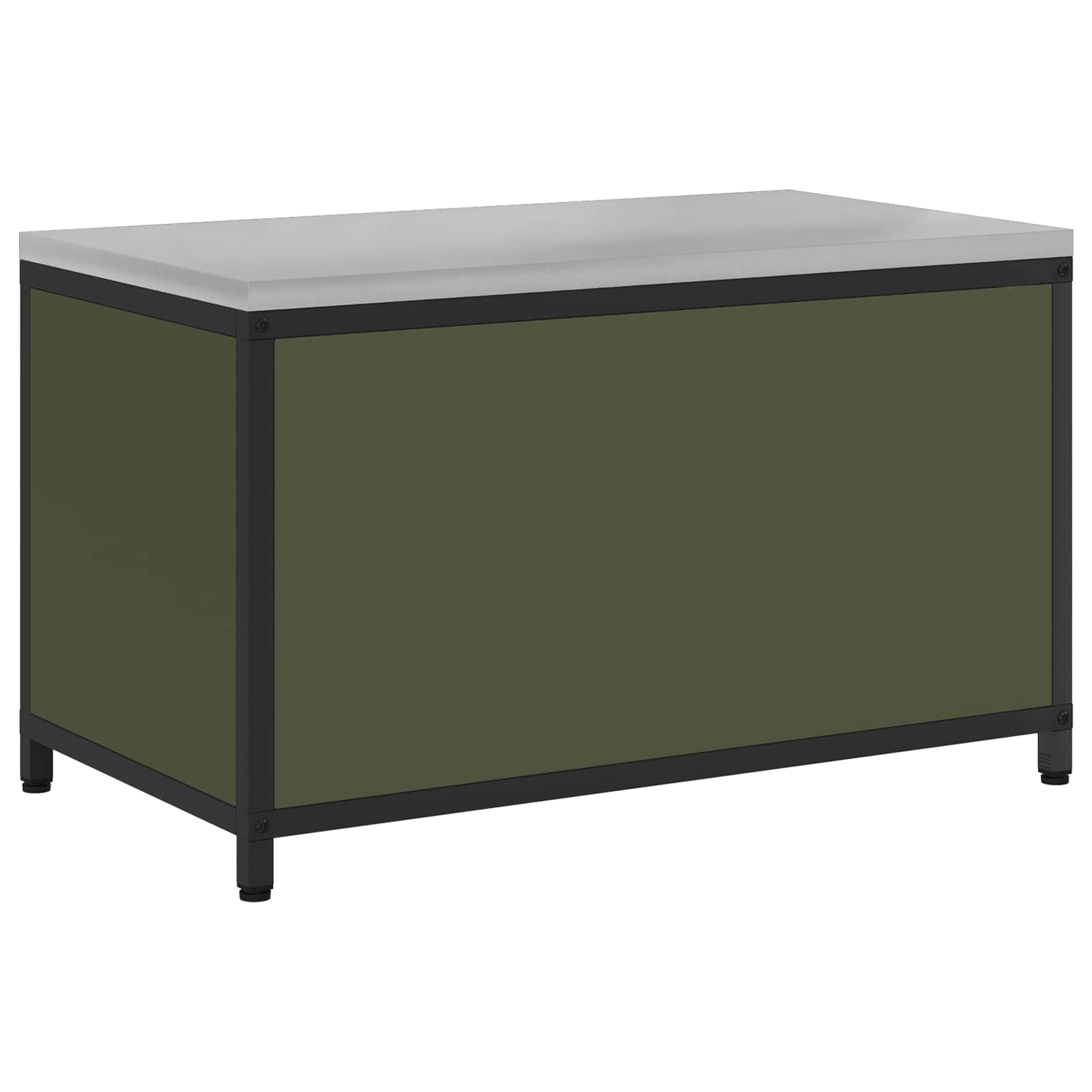 vidaXL Przechowywanie w kuchni HATTEM Oliwkowy zielony 90 x 50 x 53 cm