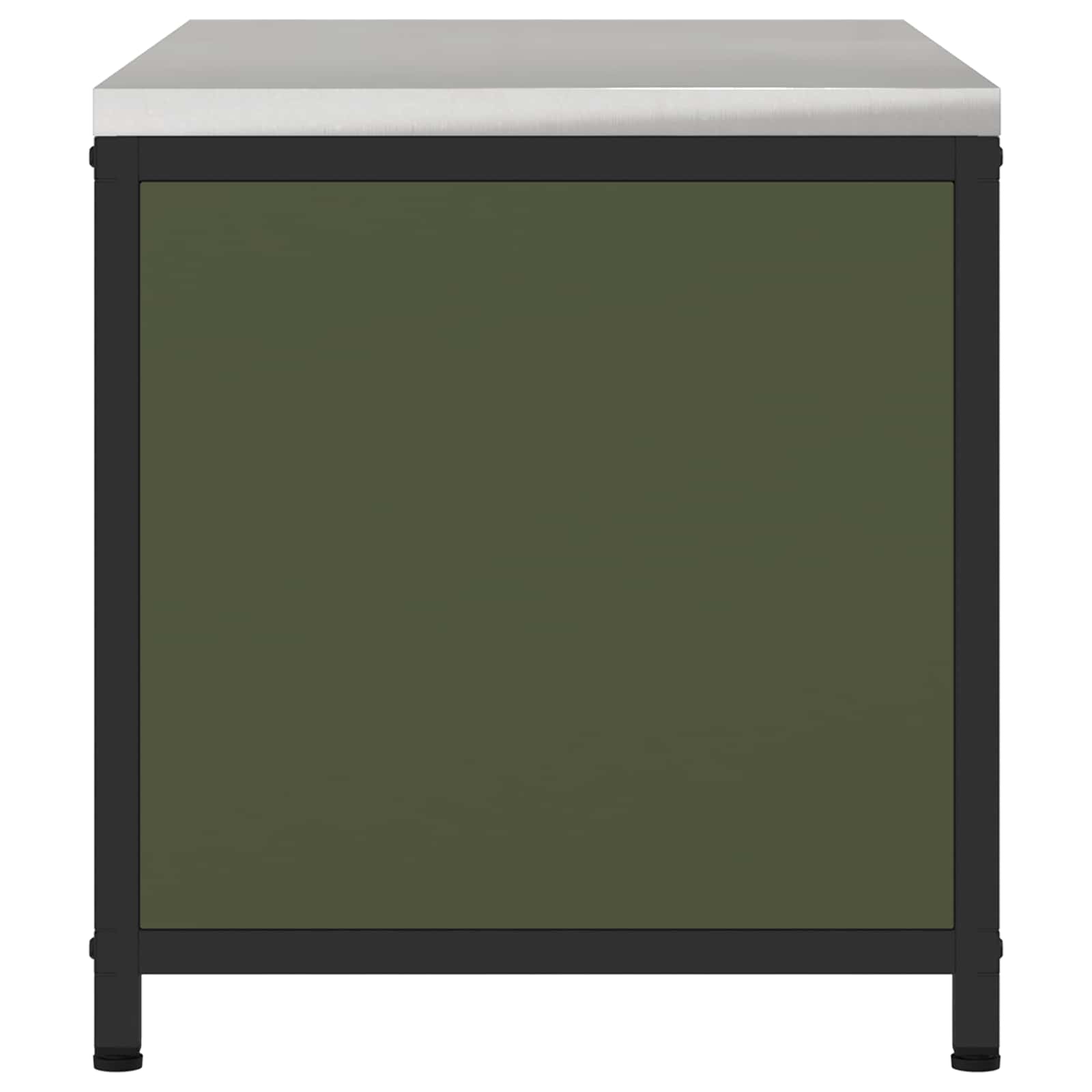 vidaXL Przechowywanie w kuchni HATTEM Oliwkowy zielony 90 x 50 x 53 cm