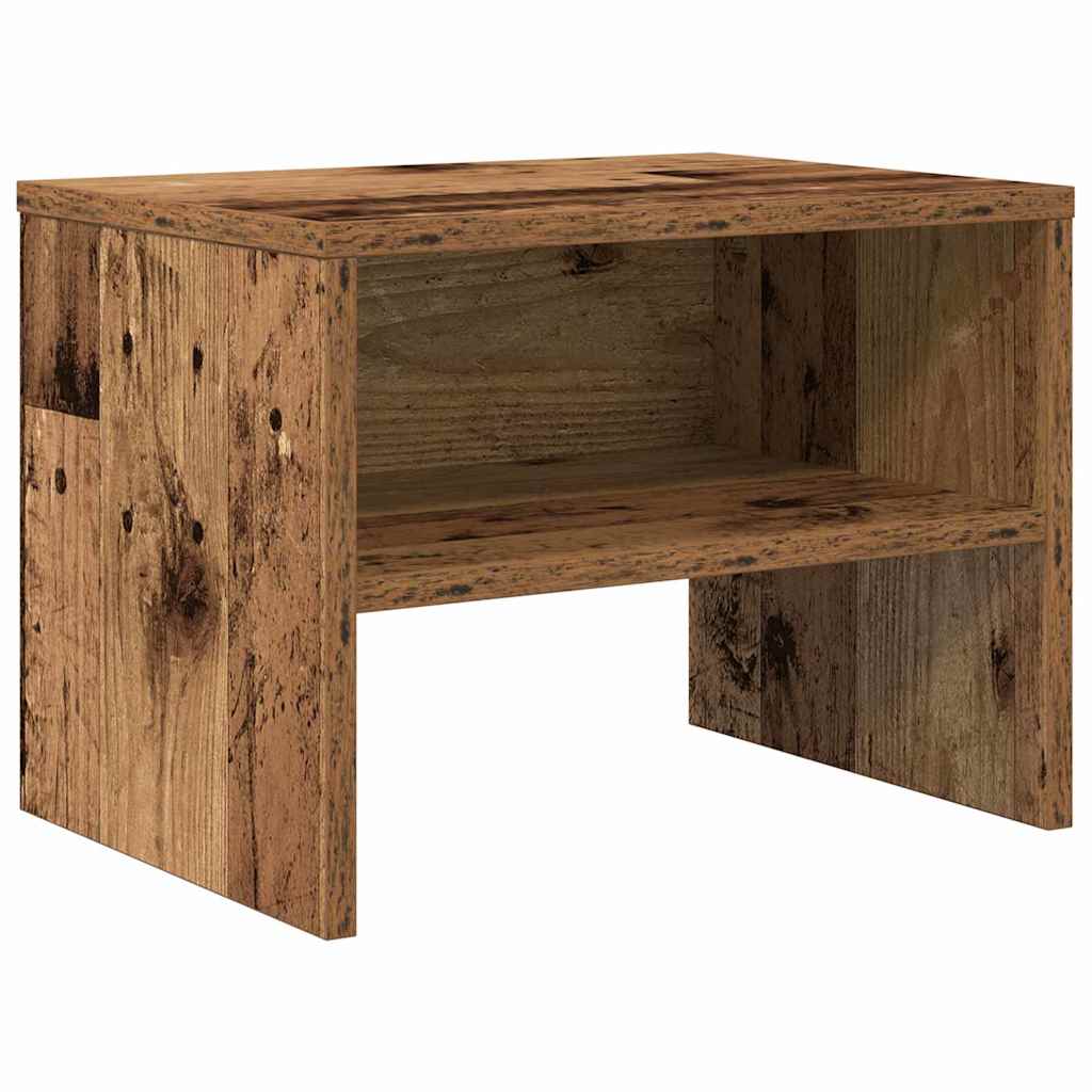 vidaXL Szafka Nocna 2 pcs Stare drewno 40 x 40 x 30 cm