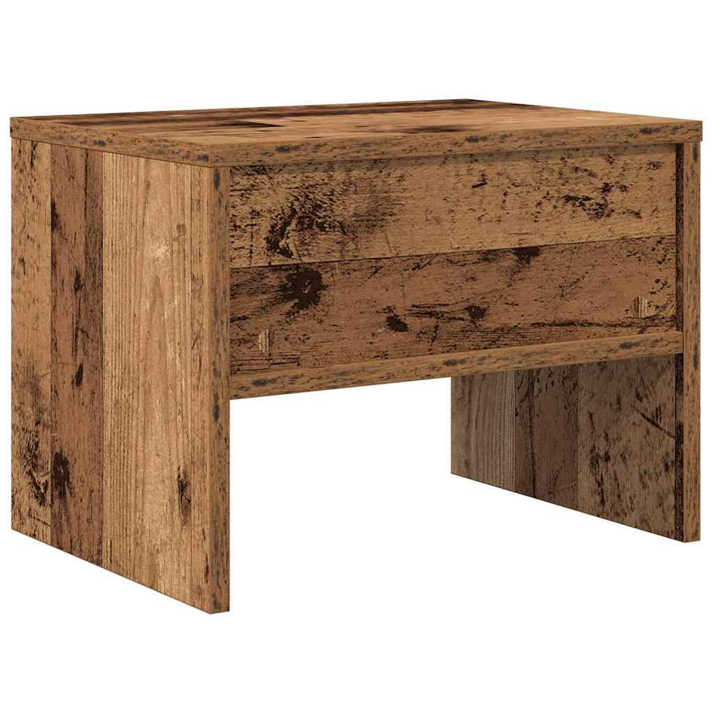 vidaXL Szafka Nocna 2 pcs Stare drewno 40 x 40 x 30 cm