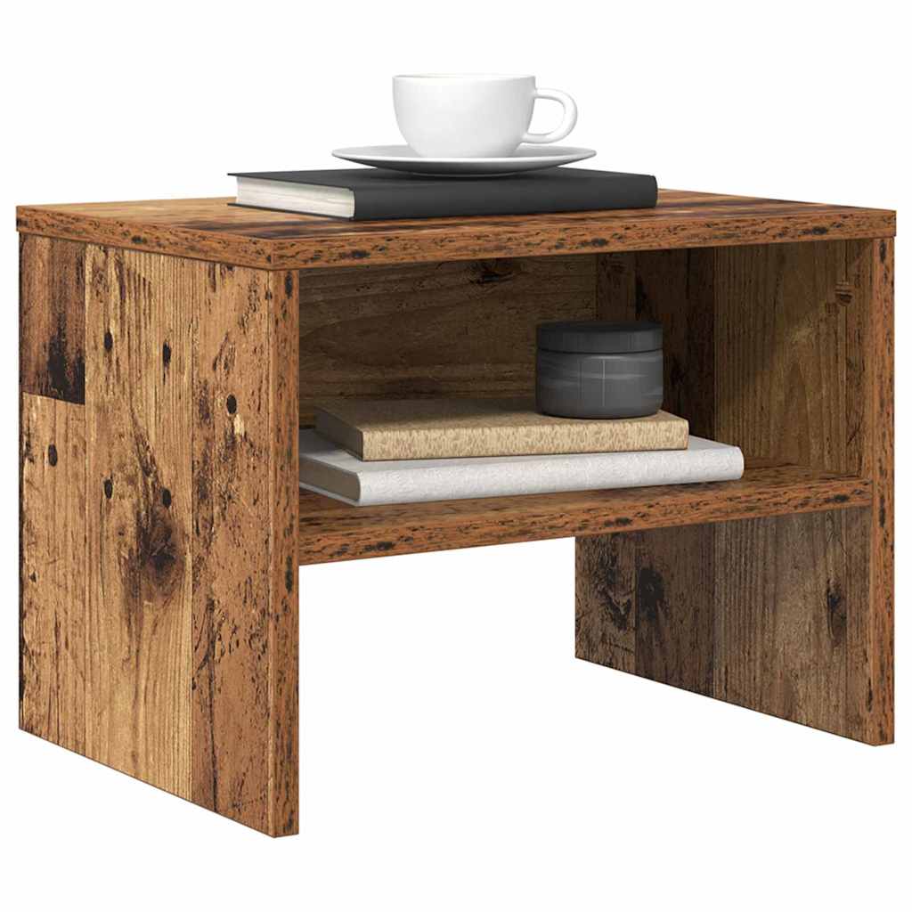 vidaXL Szafka Nocna 2 pcs Stare drewno 40 x 40 x 30 cm