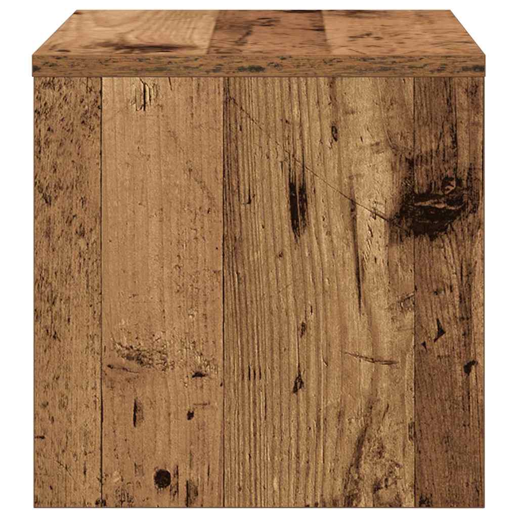 vidaXL Szafka Nocna 2 pcs Stare drewno 40 x 40 x 30 cm