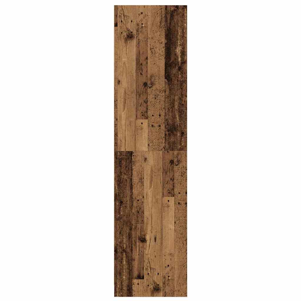 vidaXL Garderoba Stare drewno 50 x 50 x 200 cm Materiał drewnopochodny