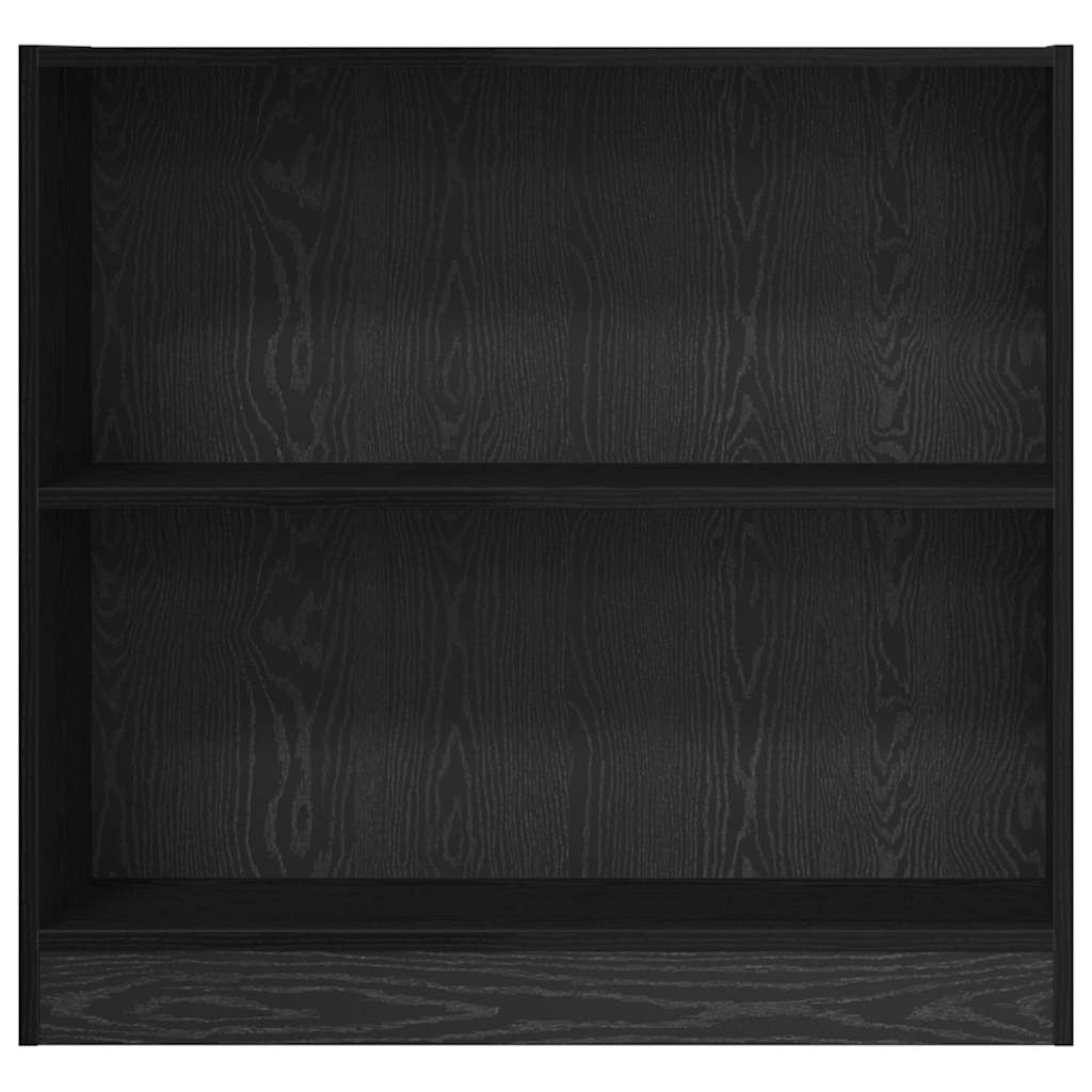 vidaXL Półka na książki Czarny Dąb 80 x 24 x 76 cm