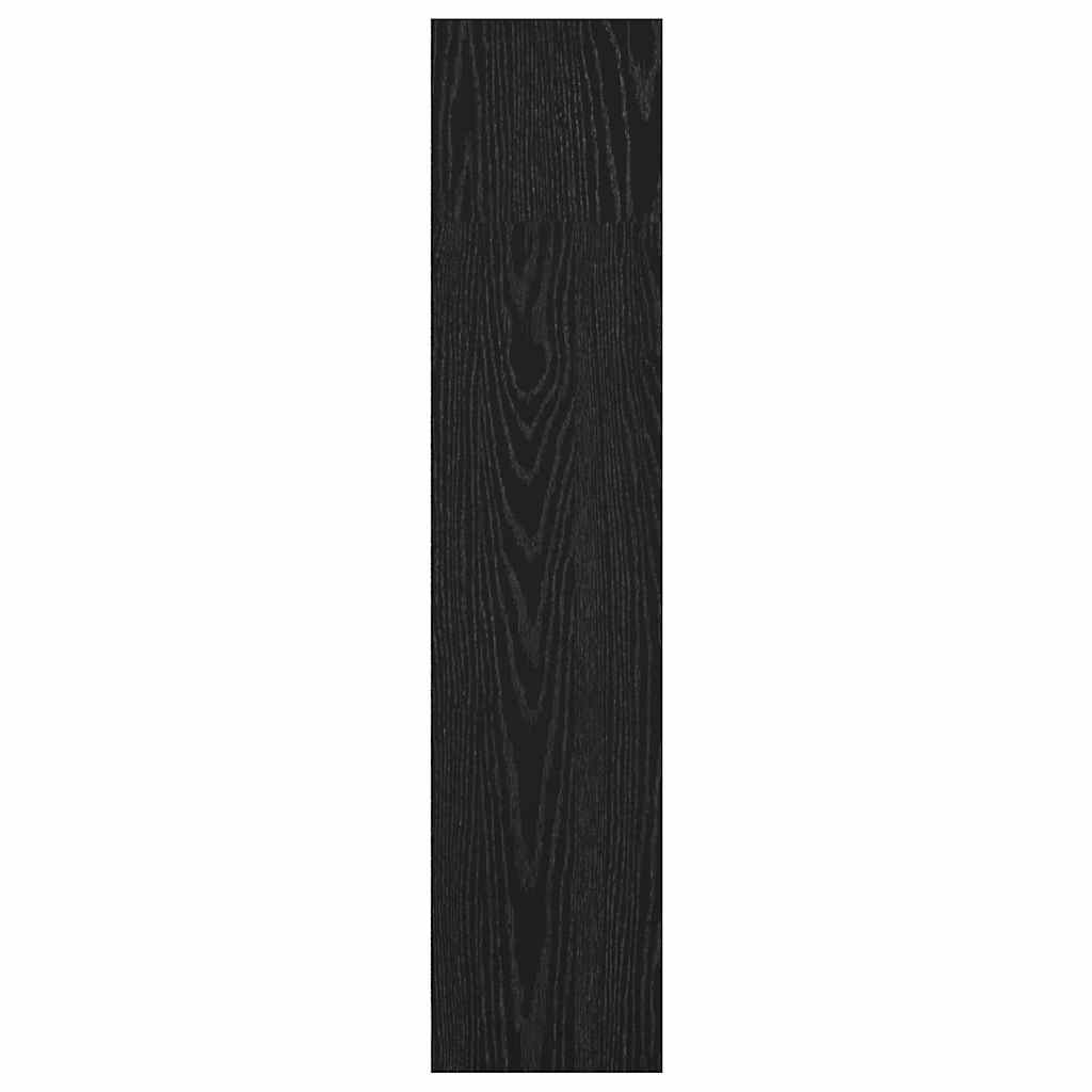 vidaXL Półka na książki Czarny Dąb 80 x 24 x 109 cm