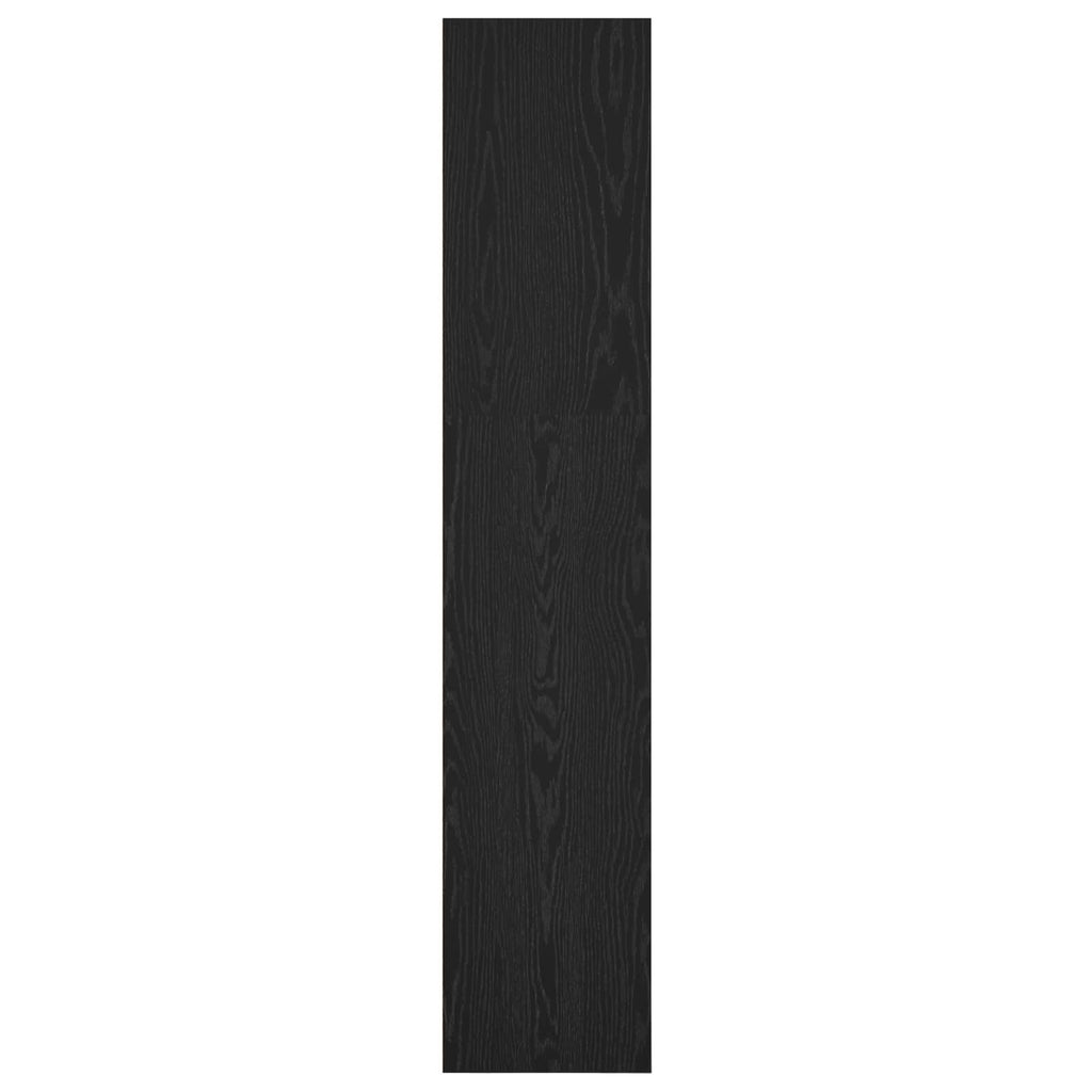 vidaXL Półka na książki Czarny Dąb 40 x 30 x 152 cm