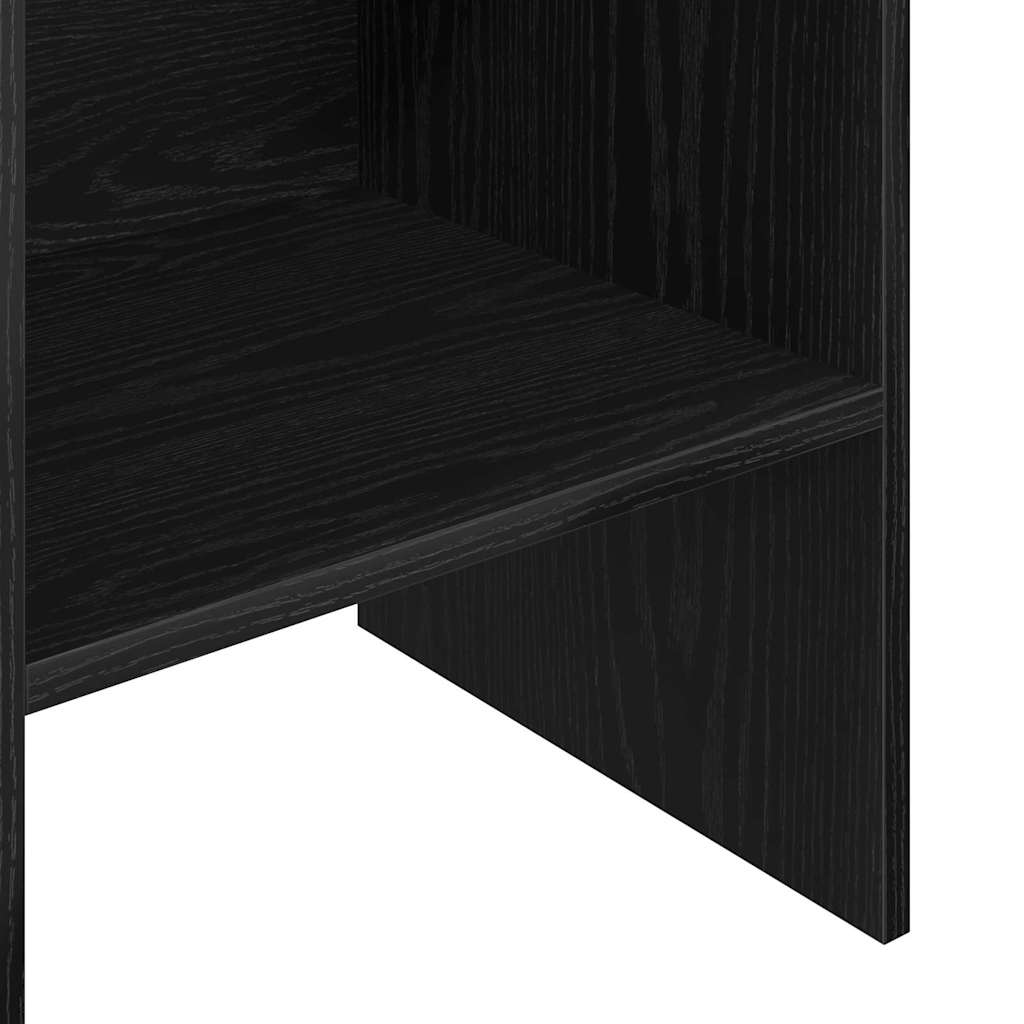 vidaXL Szafka na książki Czarny Dąb 40 x 35 x 180 cm