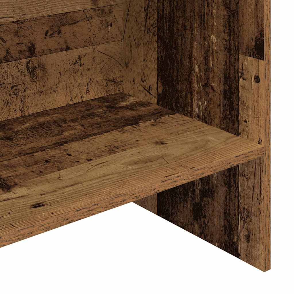 vidaXL Szafka na książki Stare drewno 60 x 35 x 180 cm