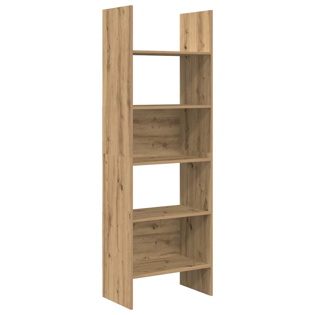 vidaXL Szafka na książki 5 poziomy 60 x 35 x 180 cm Dąb rzemieślniczy