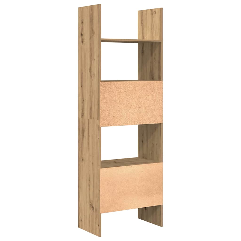 vidaXL Szafka na książki 5 poziomy 60 x 35 x 180 cm Dąb rzemieślniczy