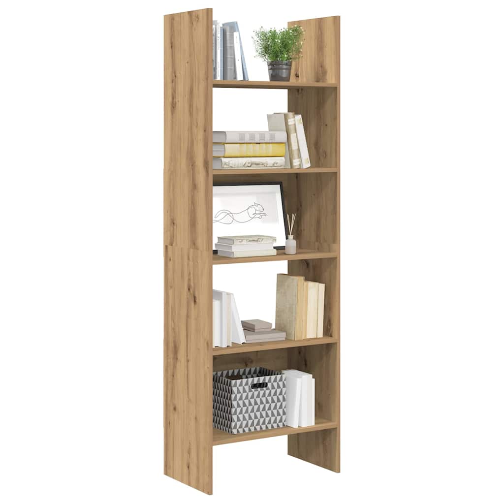 vidaXL Szafka na książki 5 poziomy 60 x 35 x 180 cm Dąb rzemieślniczy