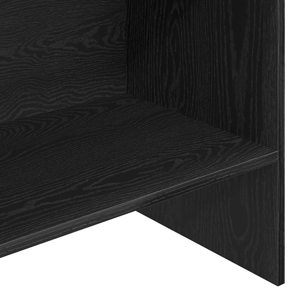 vidaXL Szafka na książki Czarny Dąb 60 x 35 x 180 cm