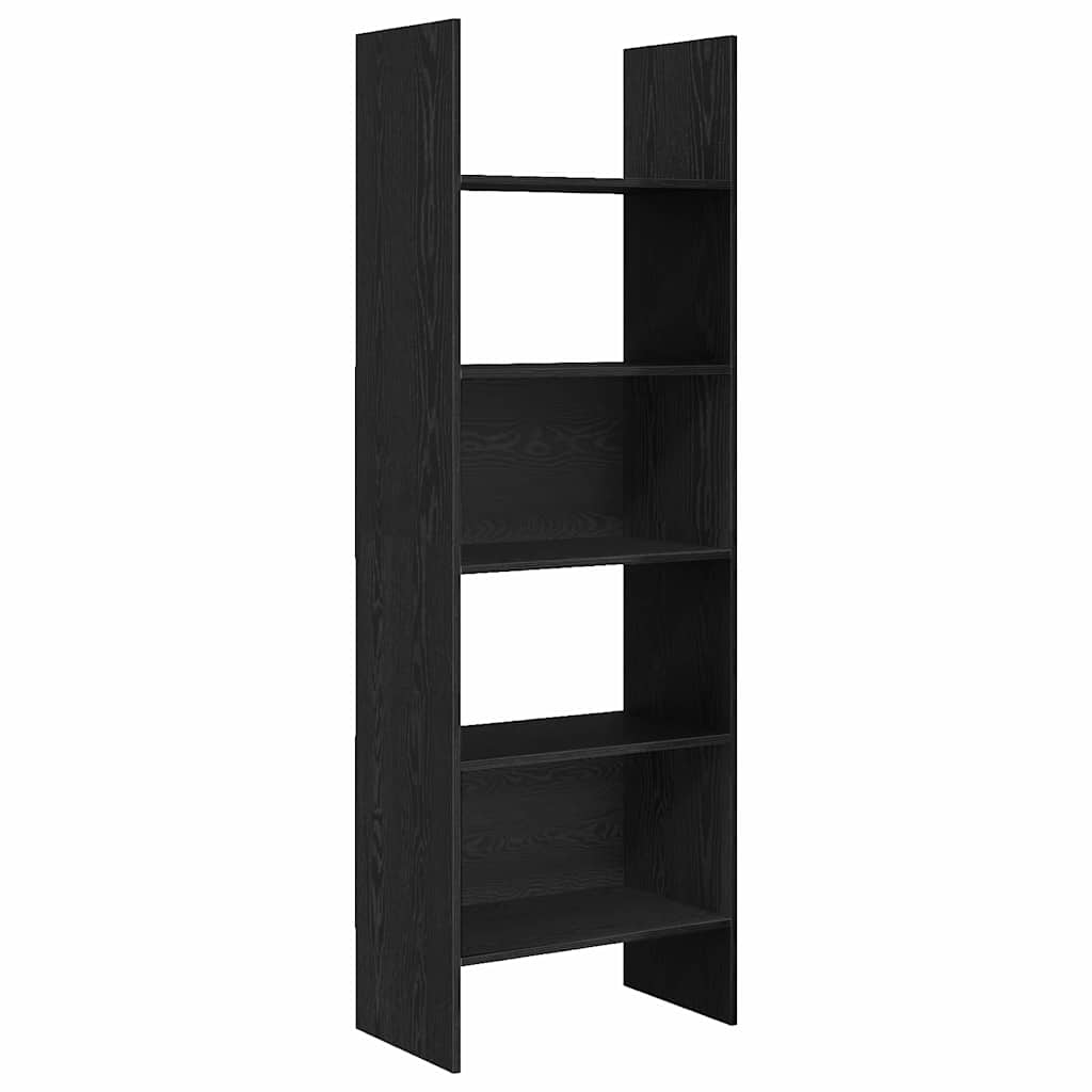vidaXL Szafka na książki Czarny Dąb 60 x 35 x 180 cm