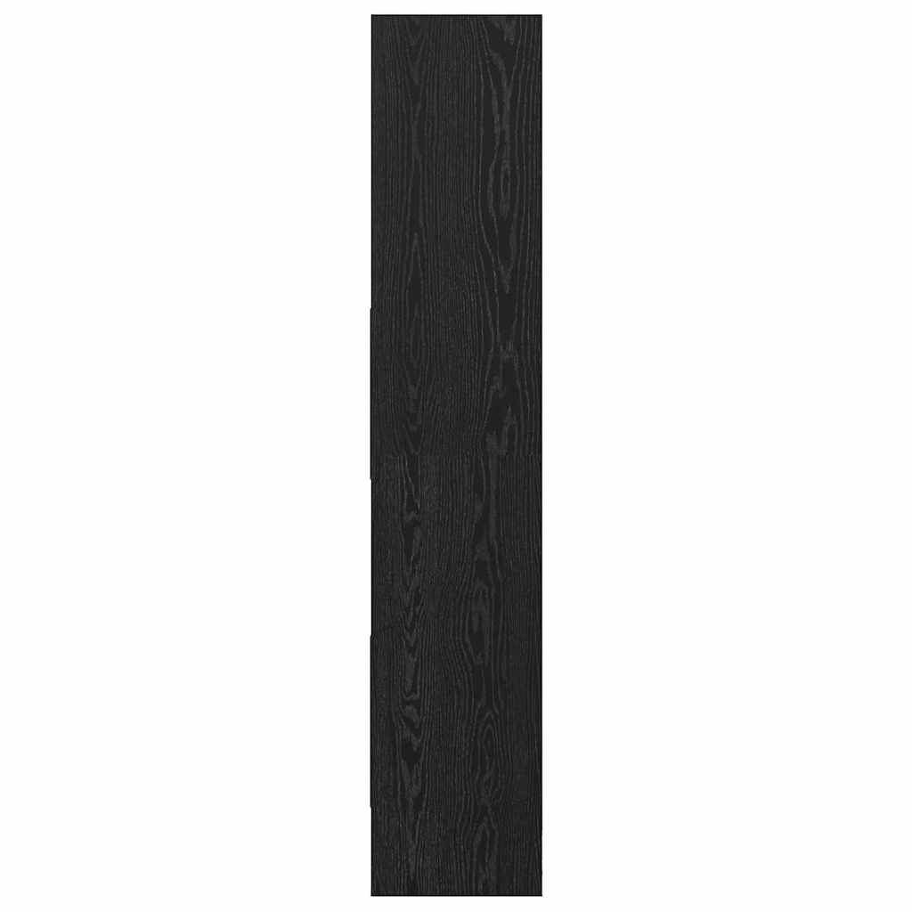 vidaXL Szafka na książki Czarny Dąb 60 x 35 x 180 cm