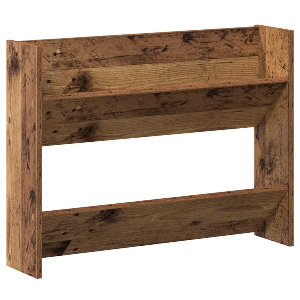 vidaXL Szafka na buty z półką 2 pcs Stare drewno 80 x 18 x 60 cm