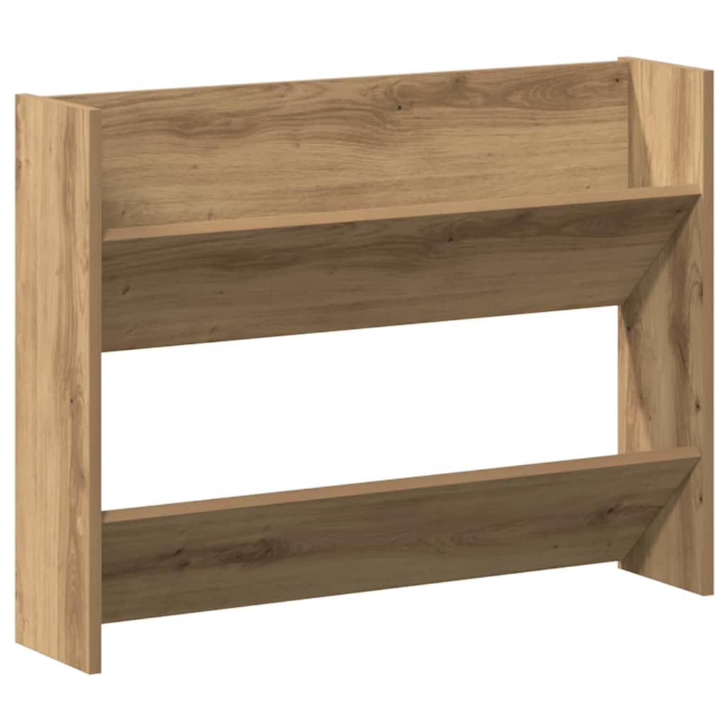 vidaXL Szafka na buty z półką 2 pcs Dąb rzemieślniczy 81 x 18 x 60 cm