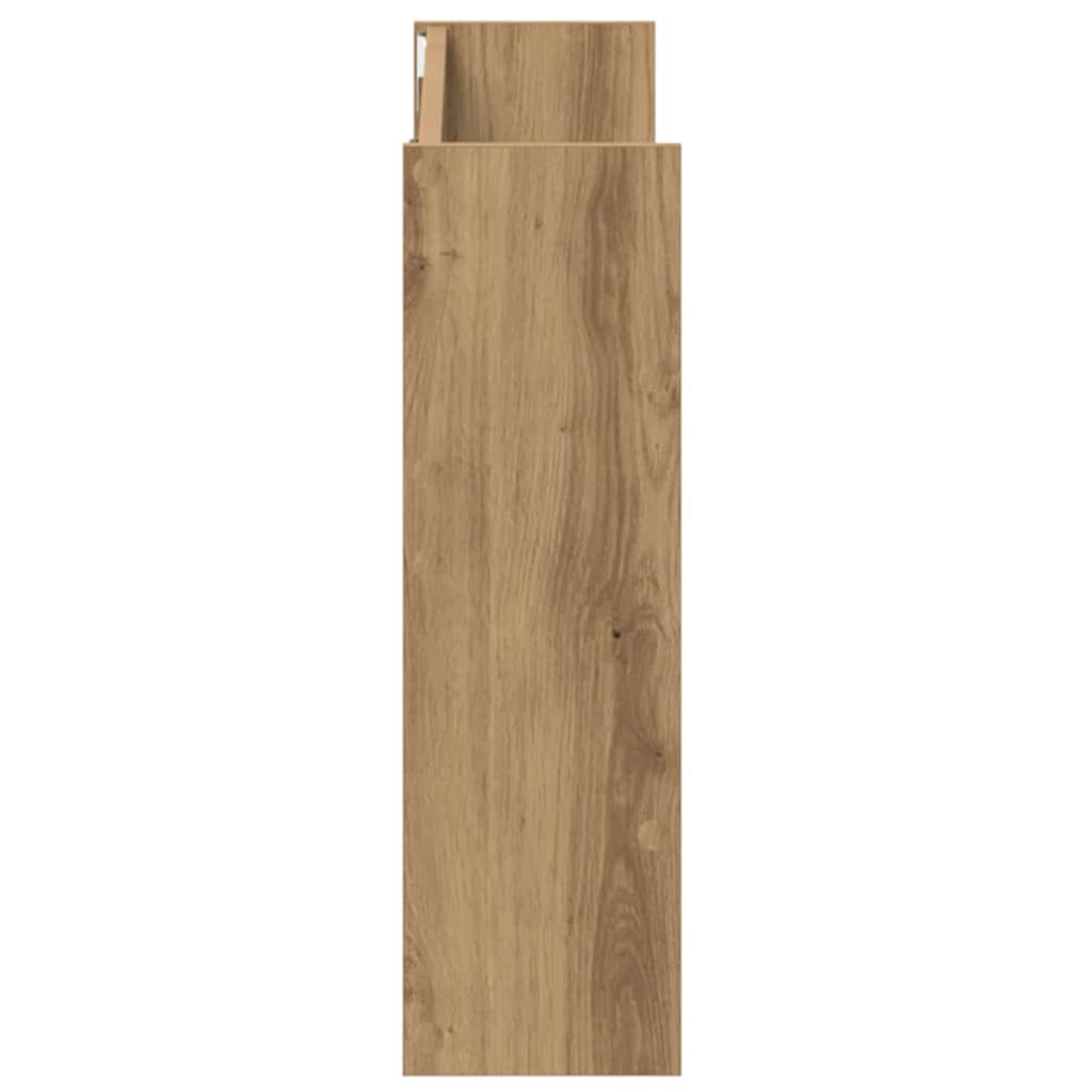 vidaXL Szafka na buty z półką 2 pcs Dąb rzemieślniczy 81 x 18 x 60 cm