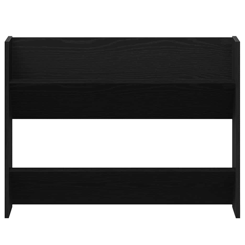 vidaXL Szafka na buty z półką 2 pcs Czarny Dąb 83 x 18 x 60 cm