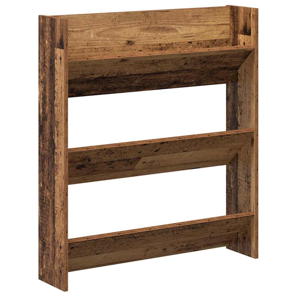 vidaXL Szafka na buty z półką 2 pcs Stare drewno 84 x 18 x 90 cm