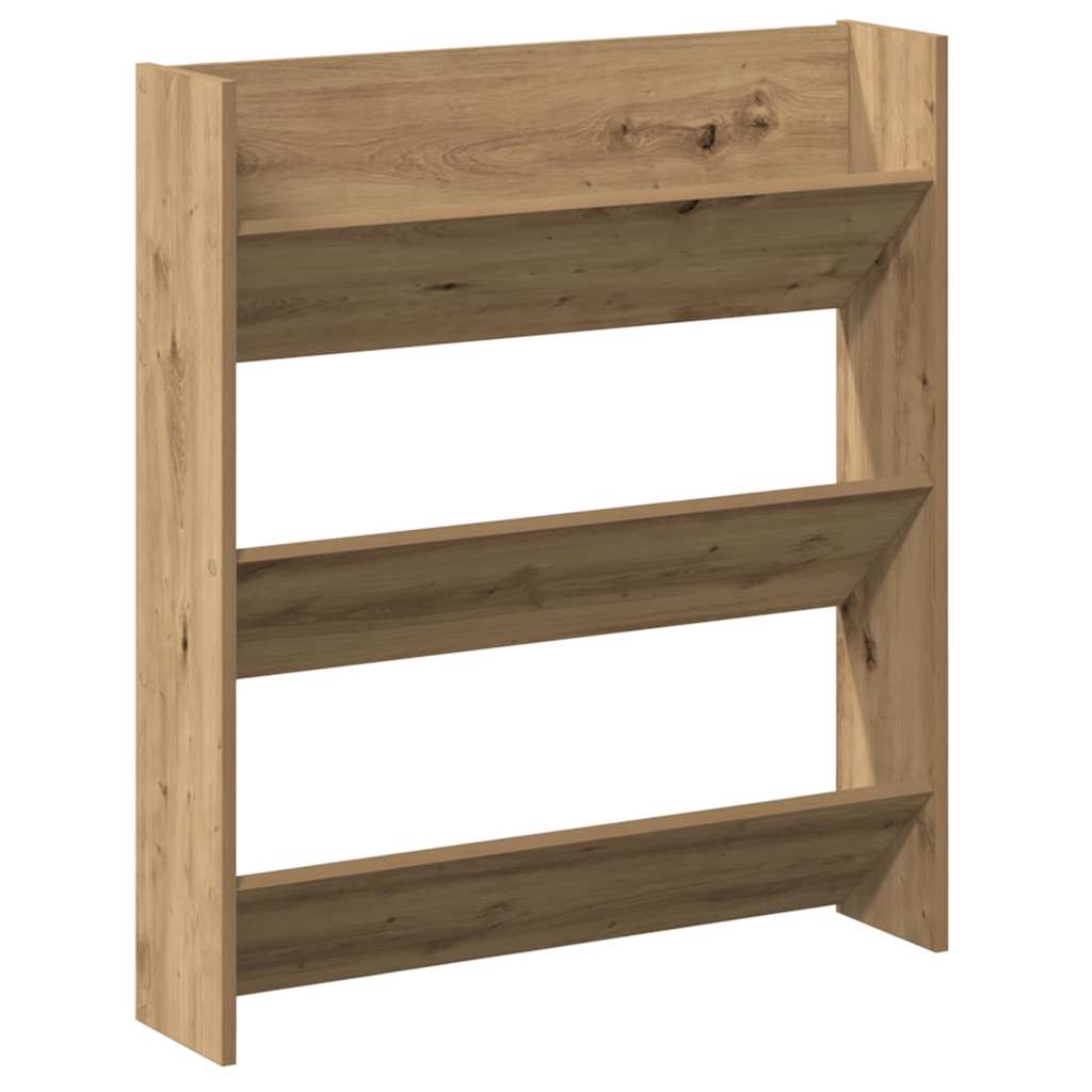 vidaXL Szafka na buty z półką 2 pcs Dąb rzemieślniczy 85 x 18 x 90 cm