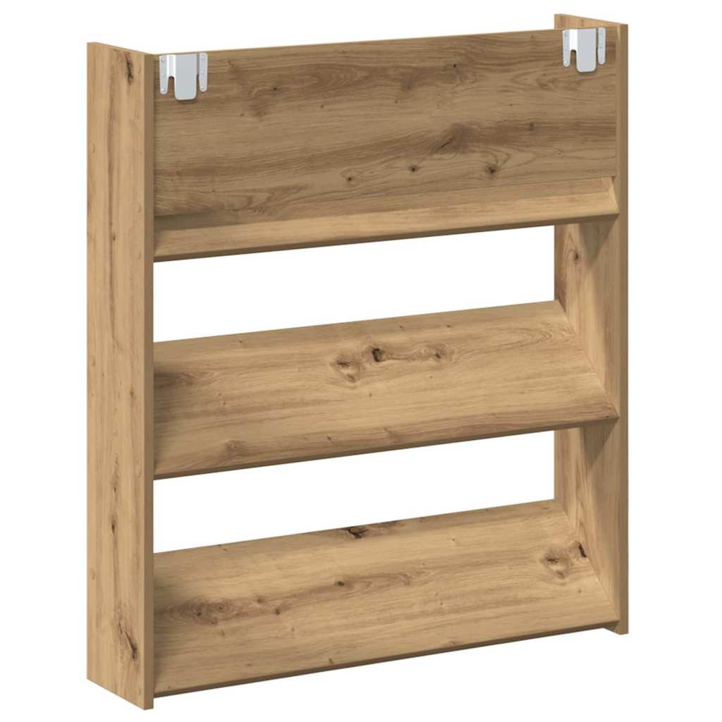 vidaXL Szafka na buty z półką 2 pcs Dąb rzemieślniczy 85 x 18 x 90 cm