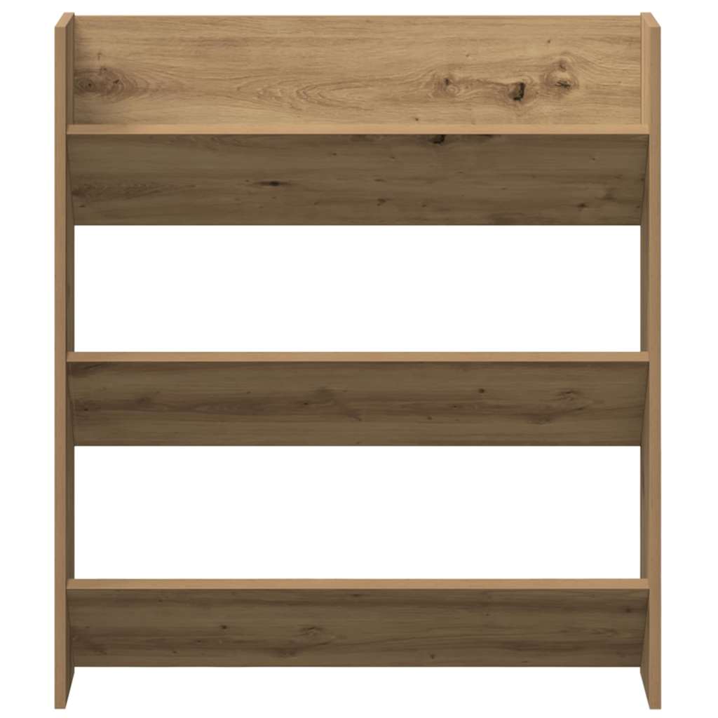 vidaXL Szafka na buty z półką 2 pcs Dąb rzemieślniczy 85 x 18 x 90 cm