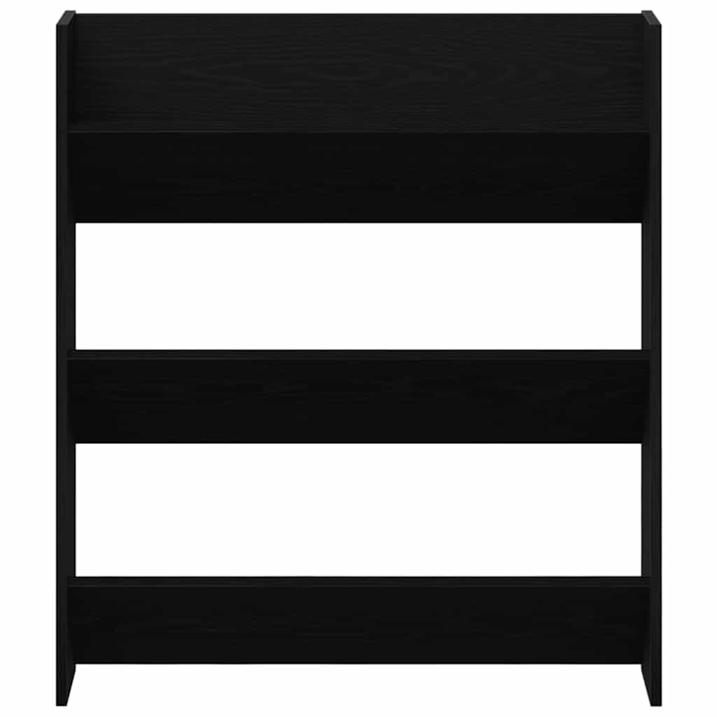 vidaXL Szafka na buty z półką 2 pcs Czarny Dąb 86 x 18 x 90 cm