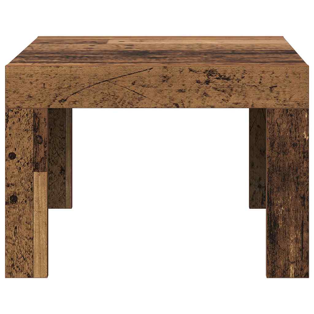 vidaXL Stolik kawowy Stare drewno 50 x 50 x 35 cm