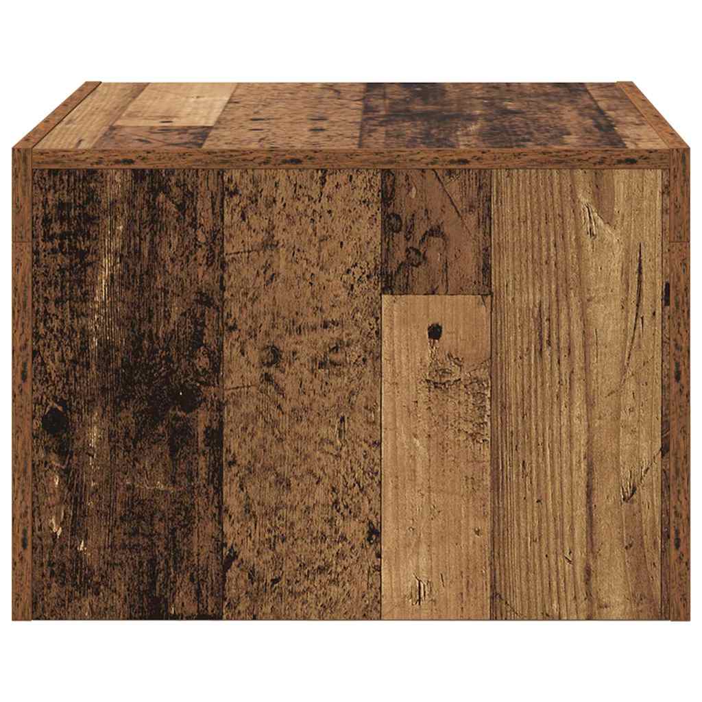 vidaXL Stolik kawowy Stare drewno 50 x 50 x 35 cm