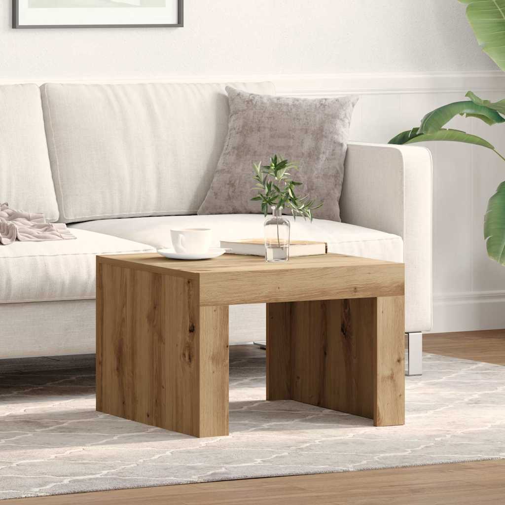vidaXL Stolik kawowy Dąb rzemieślniczy 50 x 50 x 35 cm