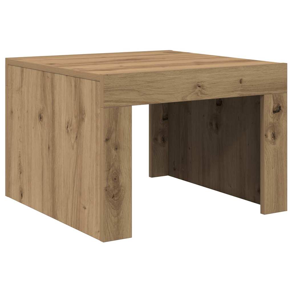 vidaXL Stolik kawowy Dąb rzemieślniczy 50 x 50 x 35 cm