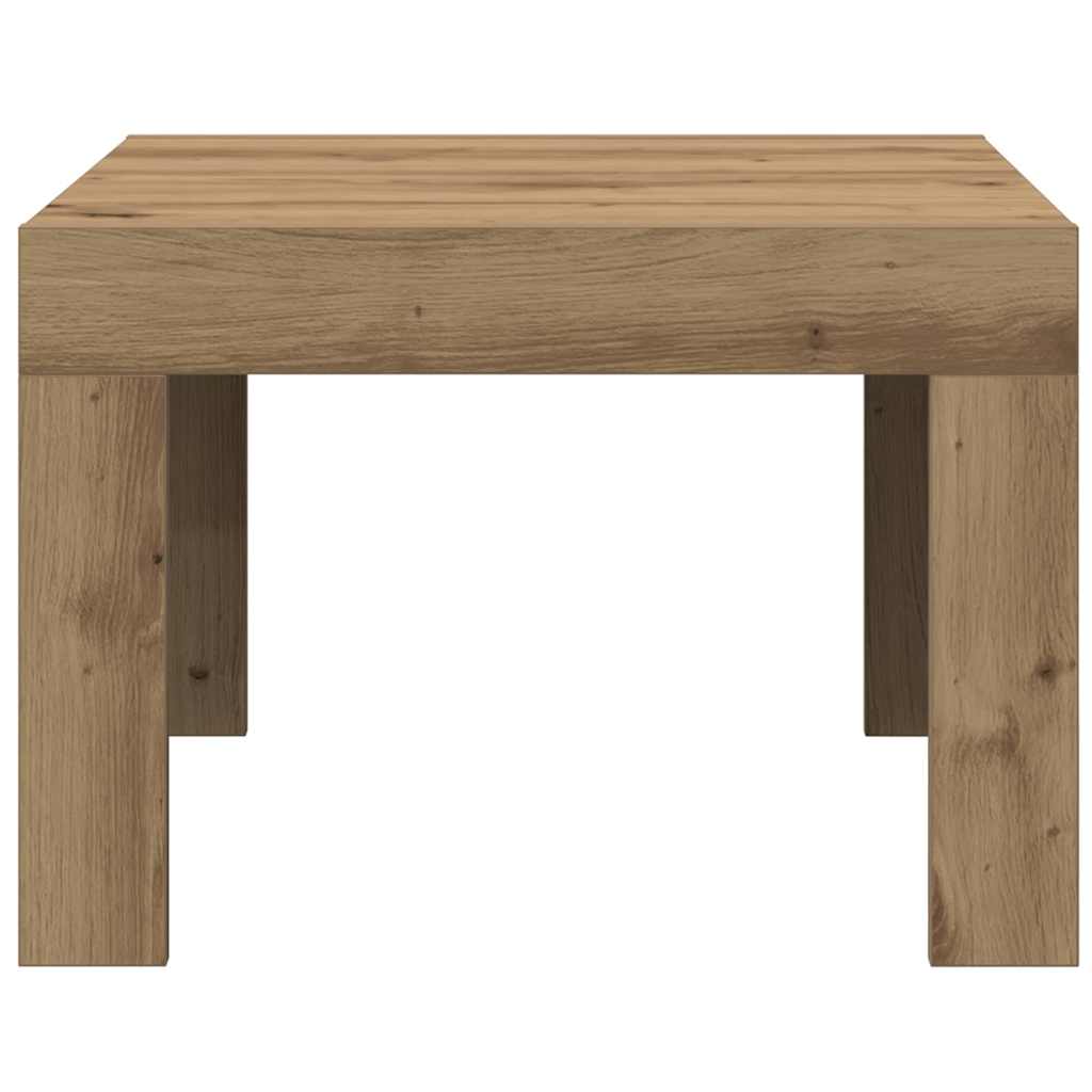 vidaXL Stolik kawowy Dąb rzemieślniczy 50 x 50 x 35 cm