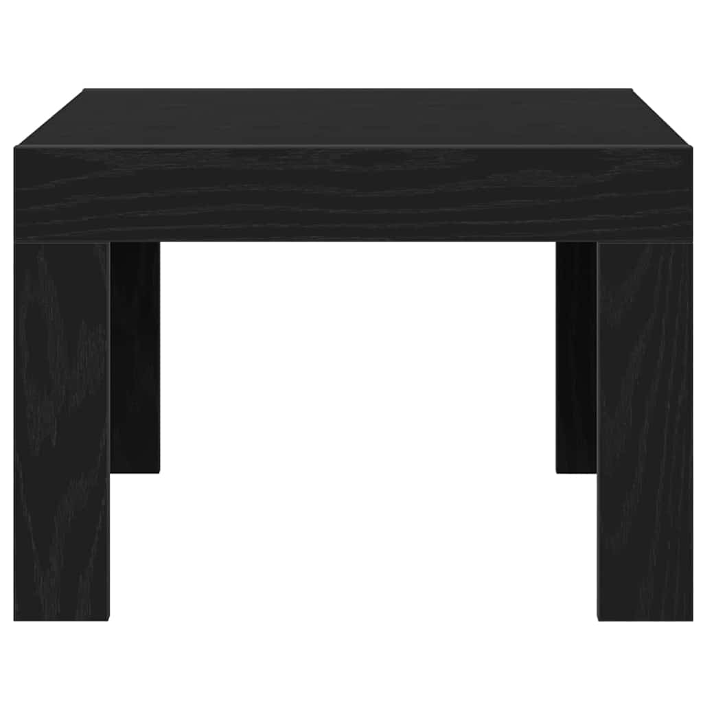vidaXL Stolik kawowy Czarny Dąb 50 x 50 x 35 cm