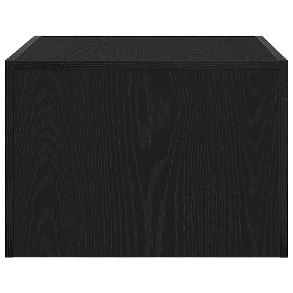 vidaXL Stolik kawowy Czarny Dąb 50 x 50 x 35 cm