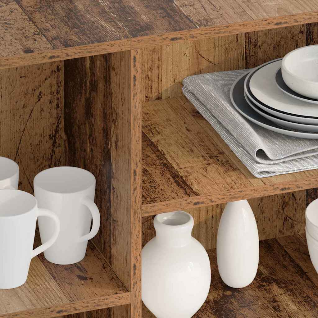 vidaXL Bufet Stare drewno 120 x 30 x 75 cm Materiał drewnopochodny