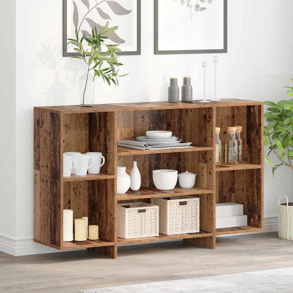 vidaXL Bufet Stare drewno 120 x 30 x 75 cm Materiał drewnopochodny