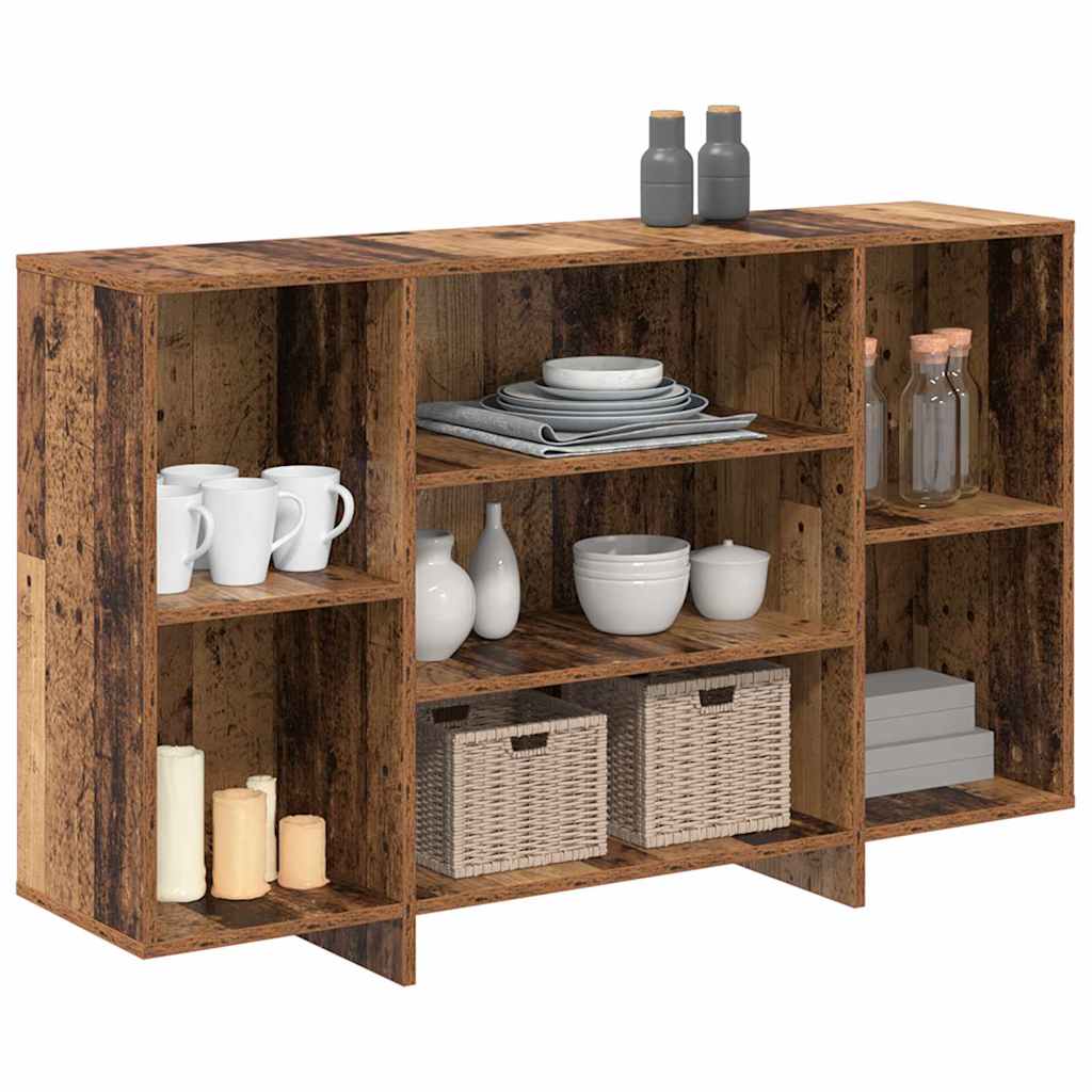 vidaXL Bufet Stare drewno 120 x 30 x 75 cm Materiał drewnopochodny